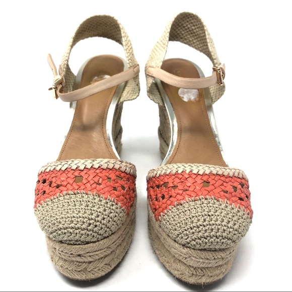 COACH crochet wedge sandals, size 9 - Picture 6 of 16
